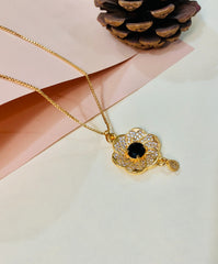 Zircon Pendant-257 (Black)