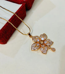 Zircon Pendant-249 (Golden)