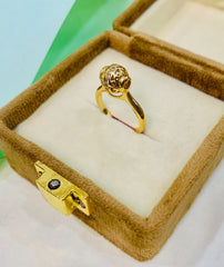 Zircon Ring-95 (Golden)