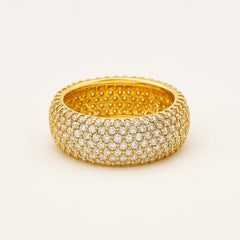 Zircon Ring-98 (Golden)