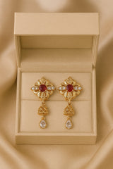 DIGITAL EARRING-82 (Maroon)
