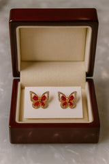 Zircon Fancy Studs-154 (Maroon)