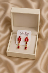 Zircon Hoop Bali-126 (Maroon)