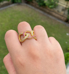Zircon Ring-141 (Ruby)