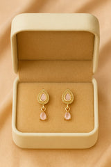 Zircon Earring-128 (Pink)
