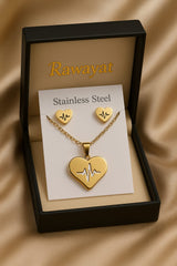 Stainless Steel Locket set-19 (Golden)