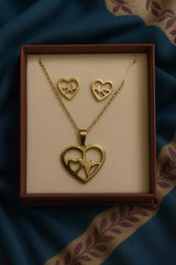 Stainless Steel Locket set-18 (Golden)