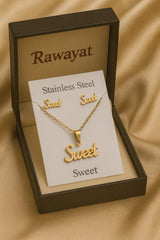 Stainless Steel Locket set-16 (Golden)