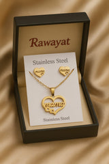 Stainless Steel Locket set-14 (Golden)