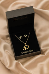 Stainless Steel Locket set-09 (Golden)
