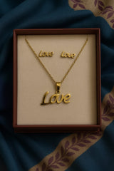 Stainless Steel Locket set-06 (Golden)