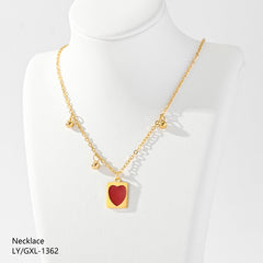 Stainless Pendant-02 (Maroon)