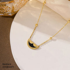 Stainless Pendant-05 (Golden/Black)