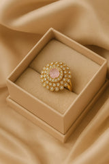 Zircon Ring-145 (Pink)