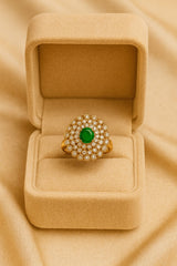 Zircon Ring-145 (Green)