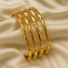 Gold Bangles-15 (Golden)