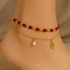Anklet-99 (Maroon)