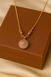 Zircon Pendant-330 (Golden)