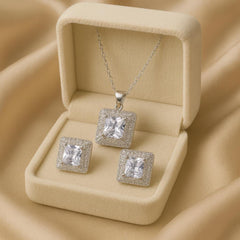 Zircon Locket Set-61 (White)
