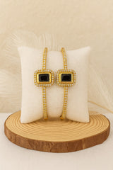 Adjustable Adult Bangle-93 (Black)