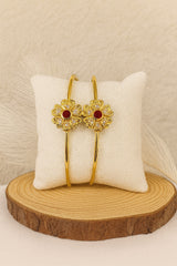 Adjustable Adult Bangle-98 (Maroon)