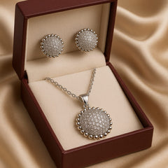 Zircon Locket Set-50 (Silver)