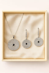 Zircon Locket Set-56 (Black)