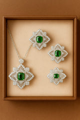 Zircon Locket Set-55 (Green)