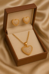 Zircon Locket Set-65 (Golden)