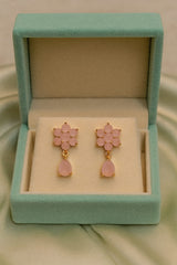 Zircon Earring-132 (Pink)