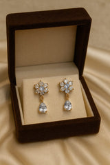 Zircon Earring-132 (White)