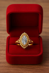 Gold Plated Ring -174 (Rhodium)