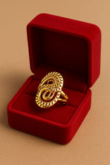 Gold Plated Ring - 175 (Golden)