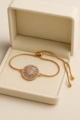 Adjustable Bracelet-228 (Pink)