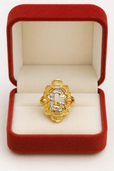Gold Plated Ring -158 (Rhodium)