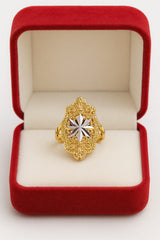 Gold Plated Ring -157 (Rhodium)