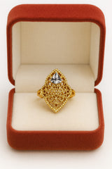 Gold Plated Ring -159 (Rhodium)