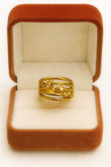 Gold Plated Ring-164 (Golden)