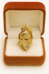 Gold Plated Ring-163 (Golden)