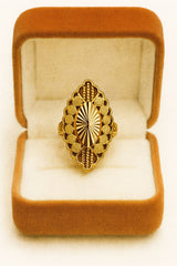 Gold Plated Ring-166 (Golden)