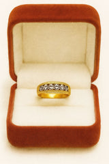 Gold Plated Ring - 167 (Rhodium)