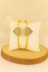 Adjustable Adult Bangle-102 (White)