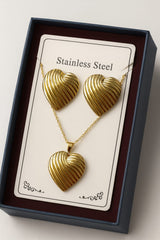 Stainless Steel Locket set-41 (Golden)