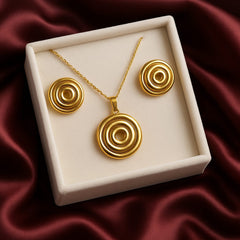 Stainless Steel Locket set-33 (Golden)