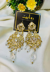Fancy Earring-426 (White)