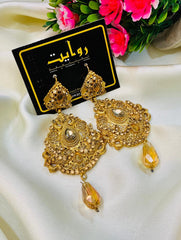 Fancy Earring-429 (Golden)