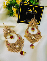 Fancy Earring-433 (White)