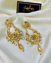 Fancy Earring-437 (Golden)