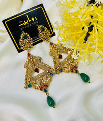 Fancy Earring-442 (Multi)