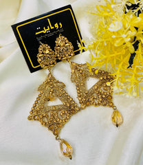 Fancy Earring-442 (Golden)